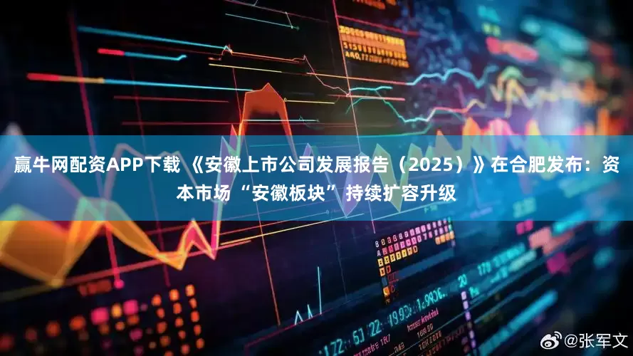 赢牛网配资APP下载 《安徽上市公司发展报告（2025）》在合肥发布：资本市场 “安徽板块” 持续扩容升级