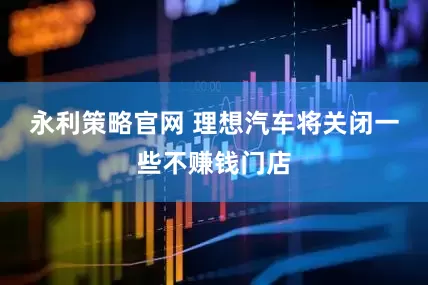 永利策略官网 理想汽车将关闭一些不赚钱门店